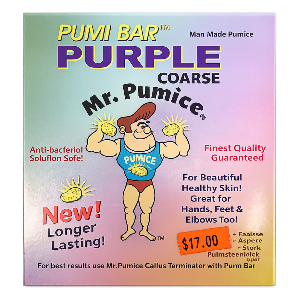 Mr. Pumice Pumi Bar Purple Coarse