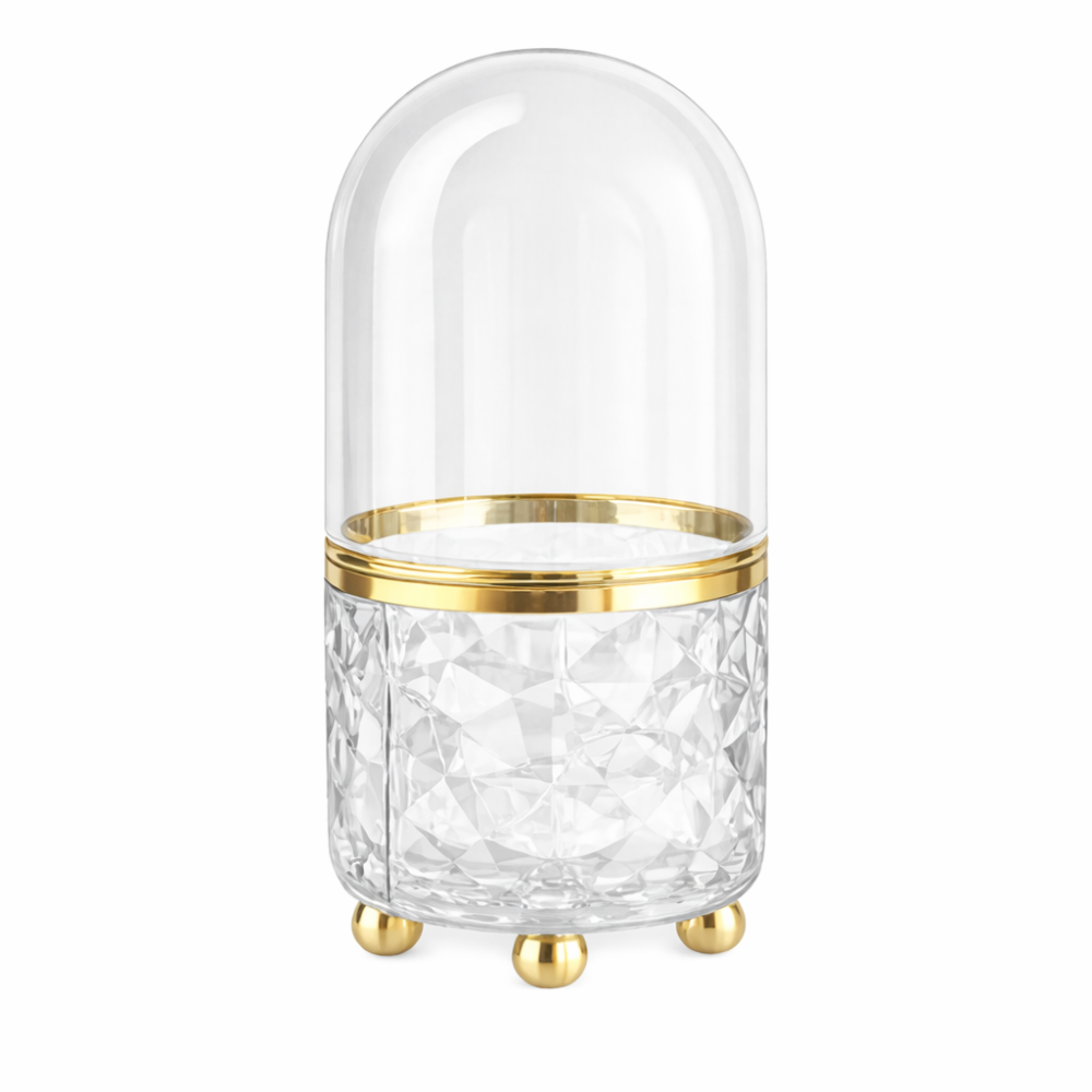 Table Organizer Clear Gold